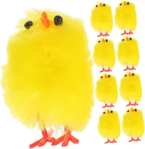 dosage drench charter Chick Decorations for Party Garden and Craft Projects Easy to Clean 36pcs Plush Mini Chick Figurine Fluffy Easter 