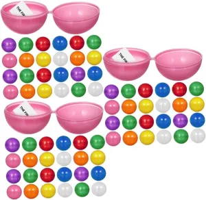 Draw Balls Vending Machines Balls Transparent Raffle Draw Game Supplies Multiple Themed vault insert earthen Kisangel Small 