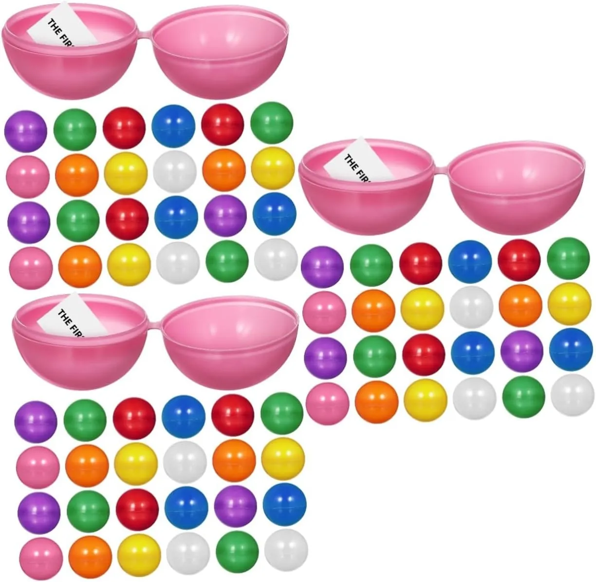 Draw Balls Vending Machines Balls Transparent Raffle Draw Game Supplies Multiple Themed vault insert earthen Kisangel Small 