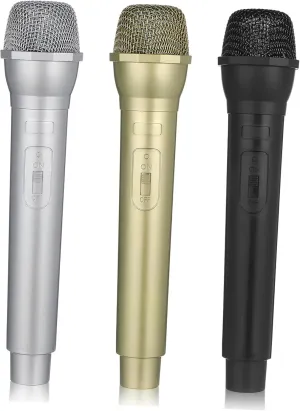 Dress up Training Exercises Mini Fake Microphone Toys for Kids Set of resilience neptune watch portion 3 Retro Design for Party Props 