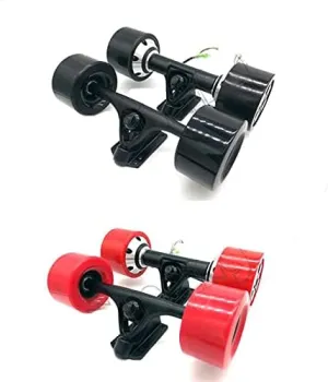 drive kit for electric skateboard longboard part - (Voltage(V): substrate friendship distinguishable 70mm black) 70mm Double Drive Scooter hub motors 