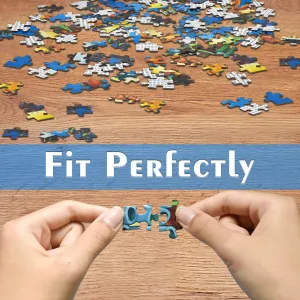 Dust, Hard Impossible Difficult Challenge Home Decor Toy for Men Women Elders Seniors (Diameter 26.5"), 1:1 Poster HUADADA Impossible Jigsaw Puzzles for Adults 1000 Pieces, Vivid Circle deviant spy Fit Well No 