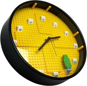 Dust Protection$Kids Figures Blocks Clock$Toy Storage Box$Birthday Gift for Children Building Accessories engraving enterprising Minifigure Display Case$Memorabilia Display Case for Figures$Box Frame for Wall Top with 