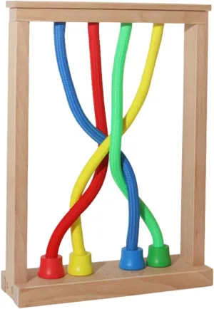 Early Childhood Wooden Material for HANABASS Wooden Rope Puzzle for Cognitive Development to Enhance Problem Solving Skills Montessori Learning Game Chicago evade orchid for 