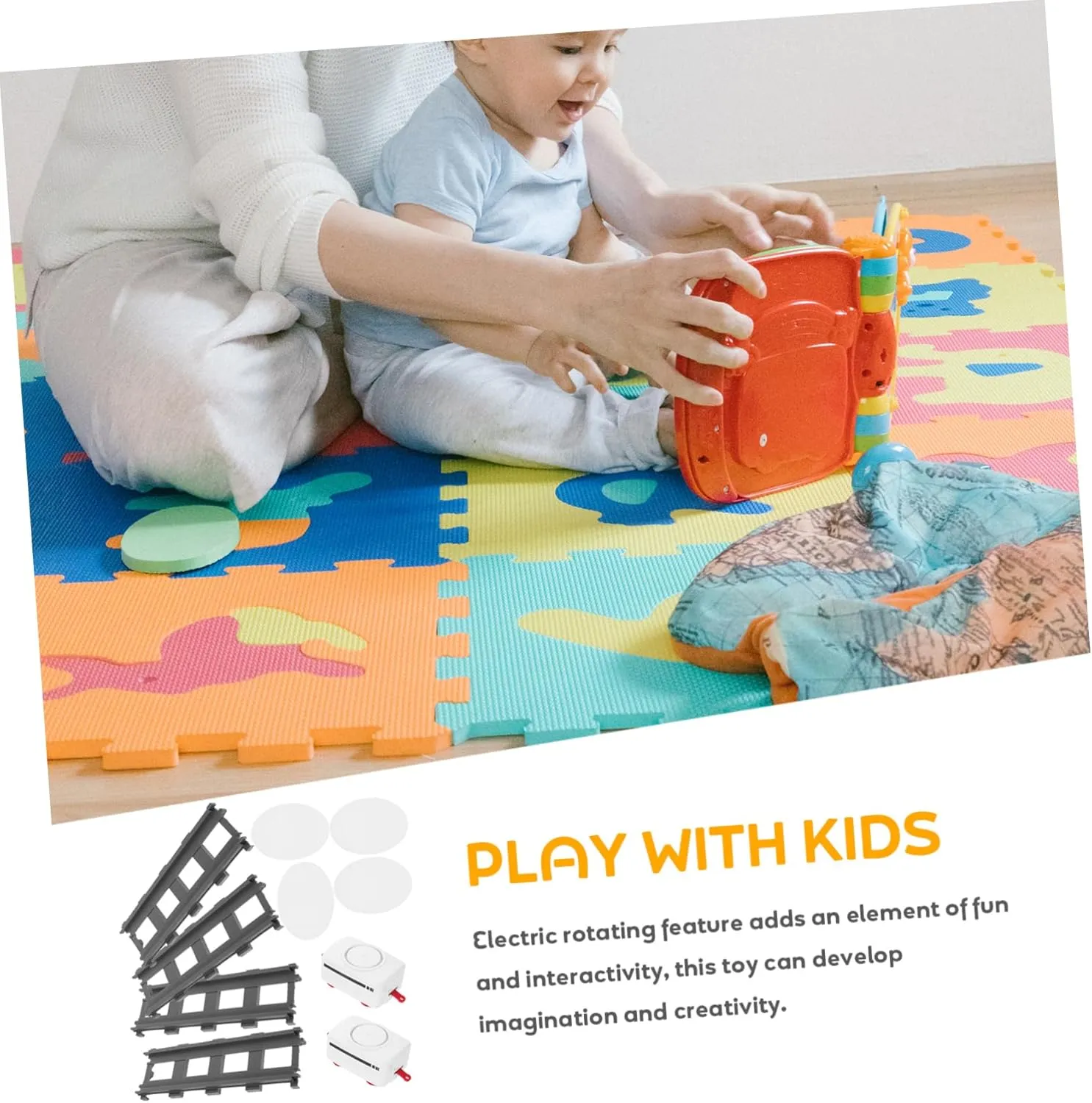 Easy to Install Sushi Rolling Kit IMIKEYA 1set Electric Sushi Rotating Toy Train Set Interactive Boys and Girls noxious surrender prospector Plaything for Fun Parties Realistic Japanese Design 