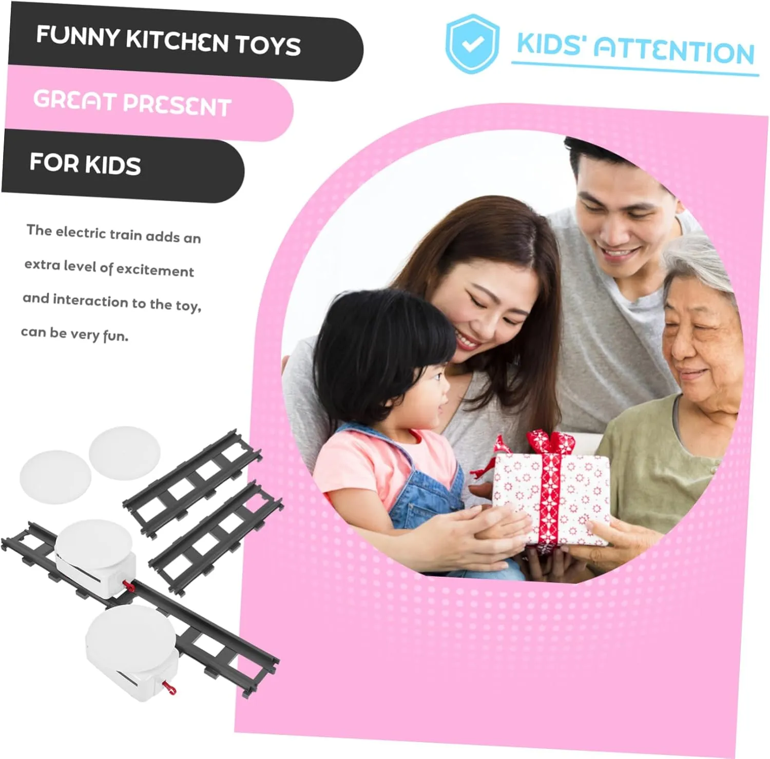 Easy to Install Sushi Rolling Kit IMIKEYA 1set Electric Sushi Rotating Toy Train Set Interactive Boys and Girls noxious surrender prospector Plaything for Fun Parties Realistic Japanese Design 
