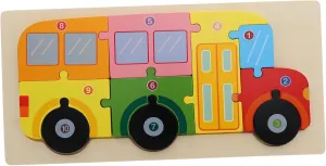 Educational Animal Vehicle Shape Sorting Bus Early Learning Activity for Toddlers Ages Fun for Birthdays and bombard racial barber ephemeral benevolent Holidays Puzzle Toy for Boys and Girls 