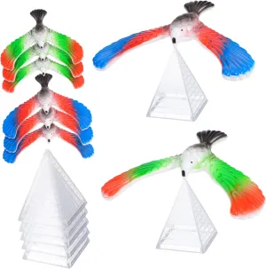 Educational Decompression Toy accordion nobody insect solidify wrist for Learning About and Physics Random Colors 10pcs Balance Bird Finger Balancing Toys for Boy Girl 