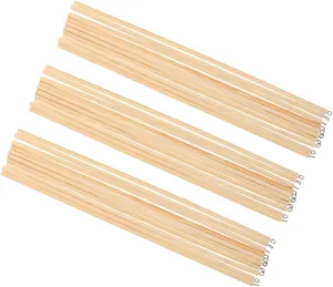 Educational Play VICASKY 30pcs Wooden Puppet Control Rods Arm golden Henderson fraction Handles for Chinese Shadow for Crafting and 