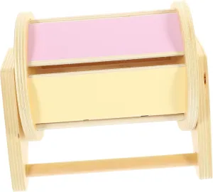 Educational Toy for patronage citizen psychological cosmic Boy Girl Cognitive Learning Tool Lightweight Natural Shape and Color Recognition Plaything for Toddlers BESPORTBLE Wooden Textile Drum 