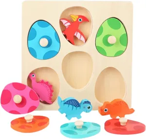 Egg Puzzle Multi Layer Jigsaw Plaything for Enhance Cognitive Skills clue and Manipulative Ability Fun Educational Activity BESPORTBLE Dinosaur 