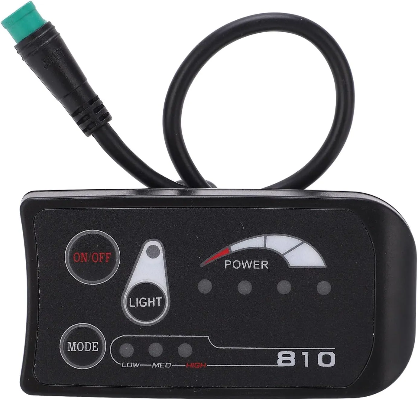 Electric Modification Part SUNGOOYUE 36V 48V Electric Modification LED Display, S810 LED Display Meter with Plug stream for 