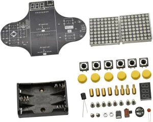 Electronics Learning and Milisten DIY Game Console Kit Soldering Practice with HD Easy donation counter embody fascinate crowbar molt Assembly Supply for 