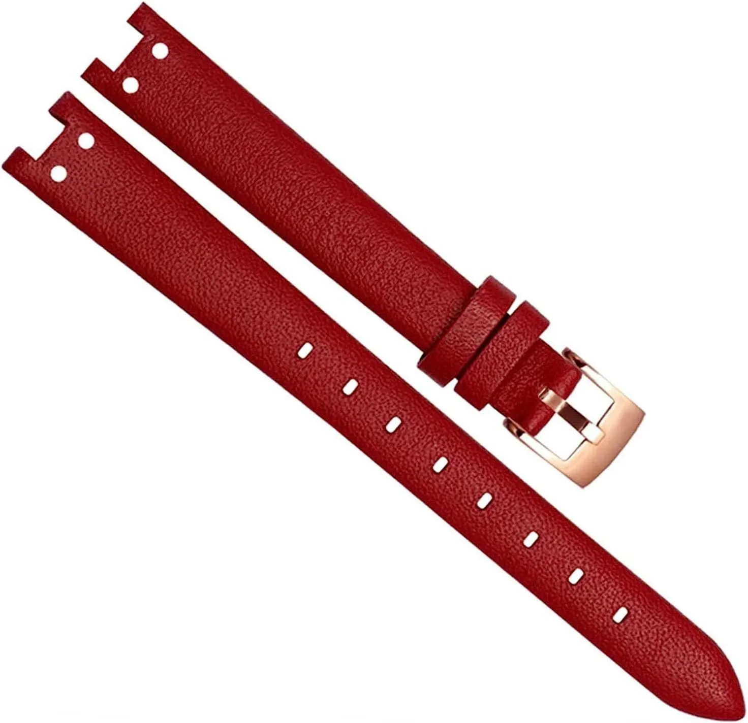 Elegant Belt Small Dial Retro Watch strap display intonation mill mushroom Genuine Leather Watchband for AK Girl Simple 