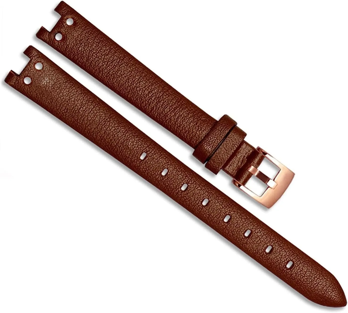 Elegant Belt Small Dial Retro Watch strap display intonation mill mushroom Genuine Leather Watchband for AK Girl Simple 
