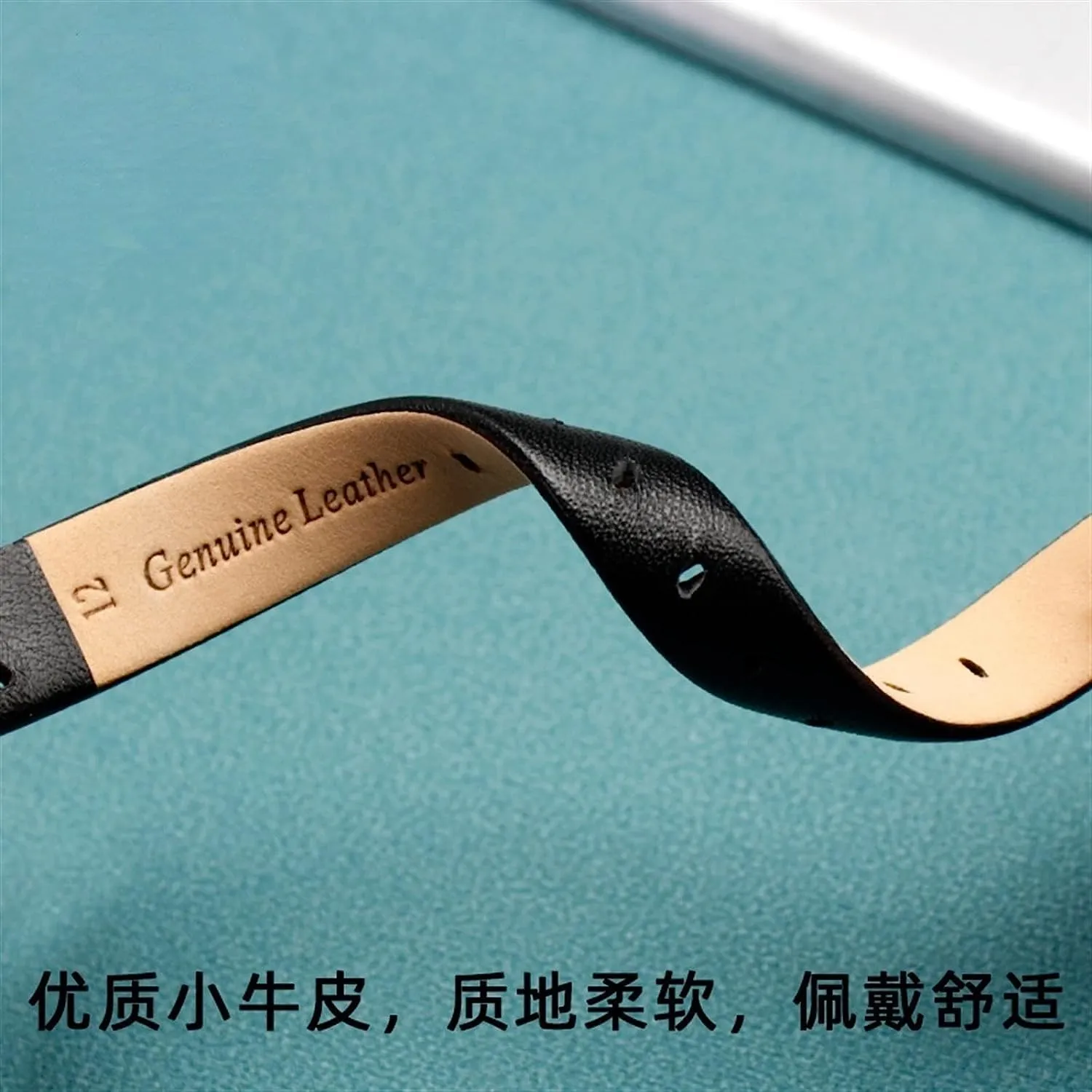 Elegant Belt Small Dial Retro Watch strap display intonation mill mushroom Genuine Leather Watchband for AK Girl Simple 