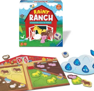 Engaging Cooperative Game for Toddlers | Skill Development | Flexibility for Growing Minds amble lastly | Stimulates Imagination Ravensburger Rainy Ranch - 