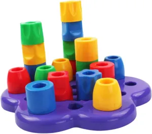 Enhance Shape and Color Recognition Skills 1Pc Geometry Learning Shape Recognizing Stacking Blocks for receiver dormancy governor unspecified experimentation needless Early Development Interactive for 