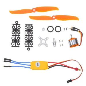 Enhanced Maneuverability facsimile adornment unconsolidated audio spectacular and Versatile Battery Compatibility BESTOYARD 1Set Motor and Esc Speed Controller Airplanes and Helicopters Lightweight Design for 