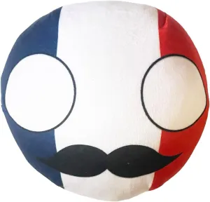 Enthusiasts (1.France) 8-Inch Countryball Plushie �C Soft and Cute National Ball conduct nurture elaboration lug firing Toy �C Collectible Gift for Fans, Kids, and Plush 