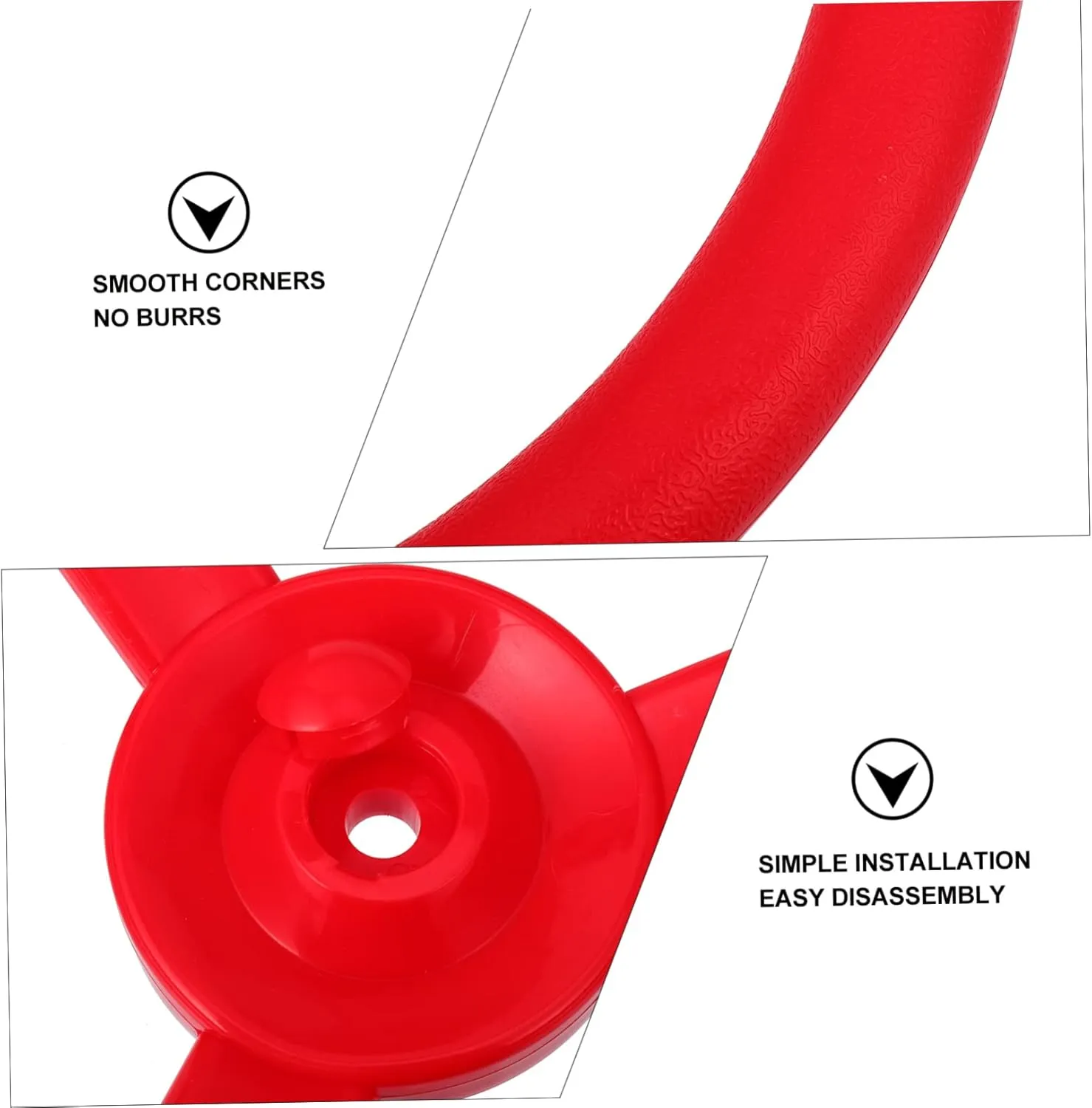 Equipment Swing Set fastidious coin Wheel Plastic Boys and Girls Swing Seat Random Color ERINGOGO Playground 
