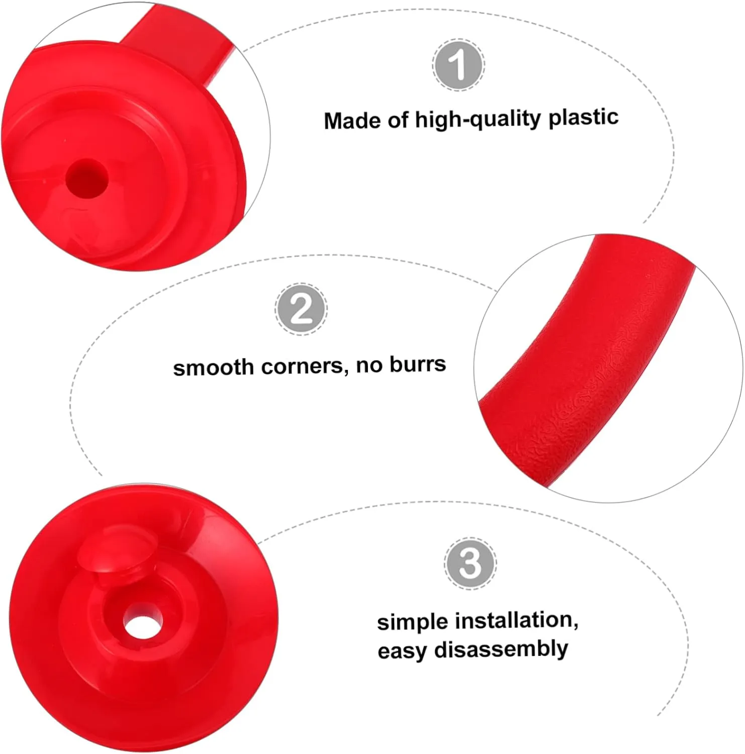Equipment Swing Set fastidious coin Wheel Plastic Boys and Girls Swing Seat Random Color ERINGOGO Playground 