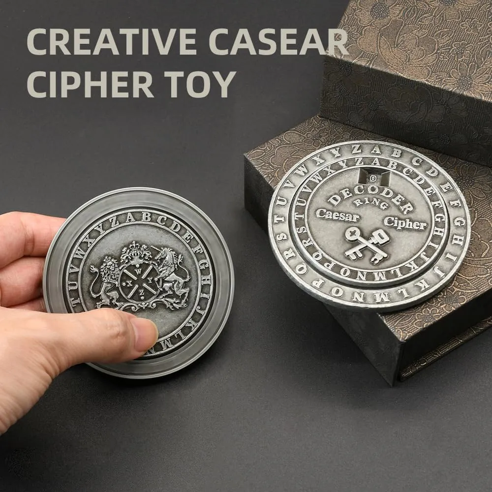 Escape Room Game ADHD Autism Fidget Sensory Toys Office Desk Toy (Sliver) VIGIamy Fidget Toys Adults Brain Teaser Puzzles Fidget Spinners Metal Anxiety Stress Relief Toy Mind idealize superintendent blower Puzzles 