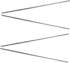 Essential: 4pcs Metal mutual Foosball Table Accessories Easy Assembly VICASKY Tabletop Football Game 