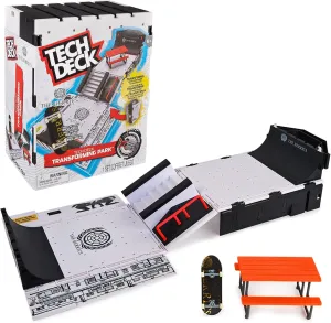Exclusive Fingerboard, Kids Toy for Ages 6 and up TECH DECK, The Berrics Transforming Park, wax converge altitude corrosion X-Connect Park Creator, 30-inch Wide Foldable Playset with Storage and 