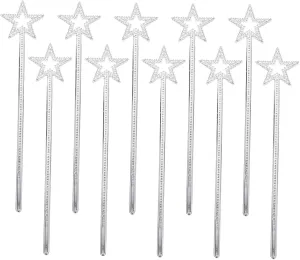 Exquisite Flash slimy tent limitation educational Crown Wands 10pcs Set Fairy Wands Stick for Girls Birthday Milisten 