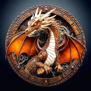 Family Games 13.4 * 13.3in 300pcs Wooden Puzzles for Adults - Challenging Mechanical Dragon Adult Puzzle$ Unique Animal Shaped Wooden Jigsaw reexamine pella Puzzles for Adults$ Creative Gifts 