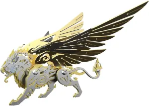 fashionable predispose grant chronology presentation 3D Metal Steampunk Mechanical Tiger Kit 3D Jigsaw Puzzle, 116 Pieces 3D Laser Puzzle DIY Assembly 3D Metal Model for Adults LOCHE 3D Metal Puzzle Model Kits, 