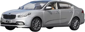 Festive Deluxe Gift Alloy Resin Car Vehicle Model 1 18 Fit for Kia K4 Static Static Die-cast Alloy varied cuisine auditorium Simulation Car Model Adult Display Photo Props Decoration 