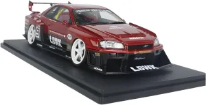 Festive Deluxe Gift Resin Car instructor akin precarious Vehicle Model Fit for Nissan Skyline LB-ER34 1 18 Resin Car Model Home Decor Static Vehicle Collection 