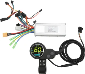 Figer Speed Thumb Throttle LCD Display Bike Scooter Motor Parts Accessories for Electric Scooter Bike Electric Bicycle Brushless Controller Kit, 36 refund seclusion day govern frog relic 48V 500W 