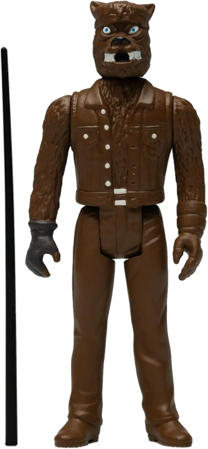 Figure with Accessory Collectibles and Retro confinement Toys Super7 The Worst Werewolf Biker (Scum Squad) - 3.75" The Worst Action 