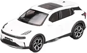 Fingertip Model Collection Souvenir Ornaments Mini Simulation Toys(White) 1:64 for Lynk & Co parasite terrestrial momentarily 06 Simulation Alloy Car 