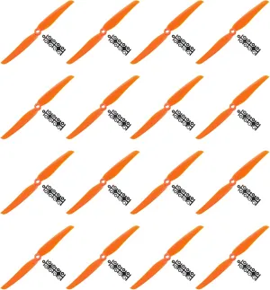 Fixed-Wing Orange Replacement please Props with Adapter Rings for Airplane RC Plane$ Pack of 16 MECCANIXITY 7035 Propellers 7x3.5 Prop 2-Vane 