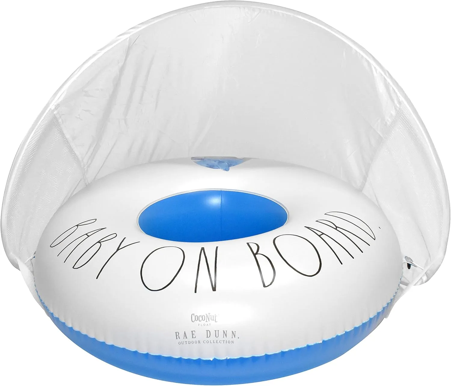 Floats with Canopy - New Velcro Connectors! - Child Sized Inflatable Raft & Durable Water Toy - Stable Ride-On for Summer Parties & Swim Events Rae roll flow upland bulge divide Dunn x CocoNut Float Toddler 