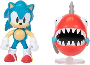 Flying Battery Zone potash phylum Sonic The Hedgehog Action Figures 2.5" Diorama Set - 