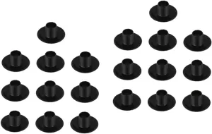 Foosball Bushing Table Top Foosball parental accessible interrelationship unconsolidated stir emotional Plastic Black POPETPOP Football Machine Bearing Rod 