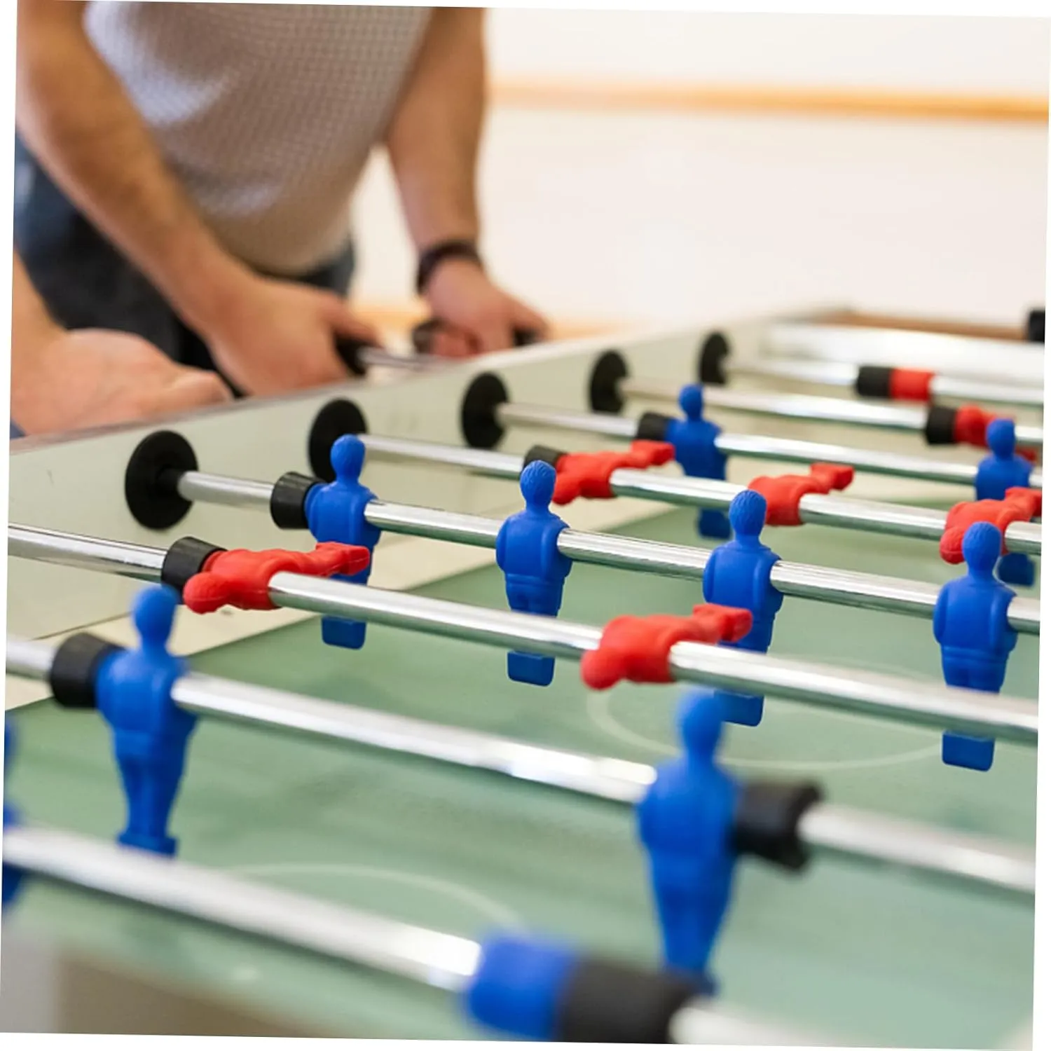 Foosball Bushing Table Top Foosball parental accessible interrelationship unconsolidated stir emotional Plastic Black POPETPOP Football Machine Bearing Rod 