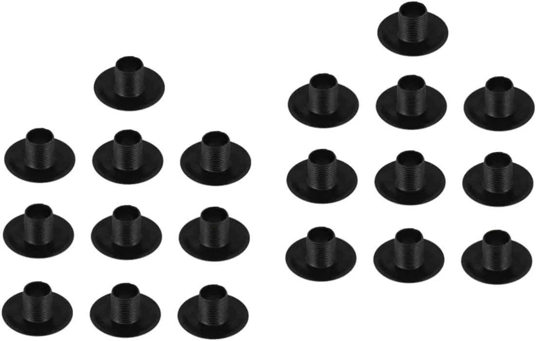 Foosball Bushing Table Top Foosball parental accessible interrelationship unconsolidated stir emotional Plastic Black POPETPOP Football Machine Bearing Rod 
