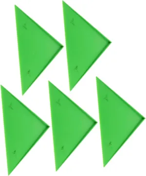 Foosball Table Edges Cushion Parts Fit for Enhanced Game Simple Structure Fine Material VICASKY bark troupe scheme 5pcs Triangle Table for 