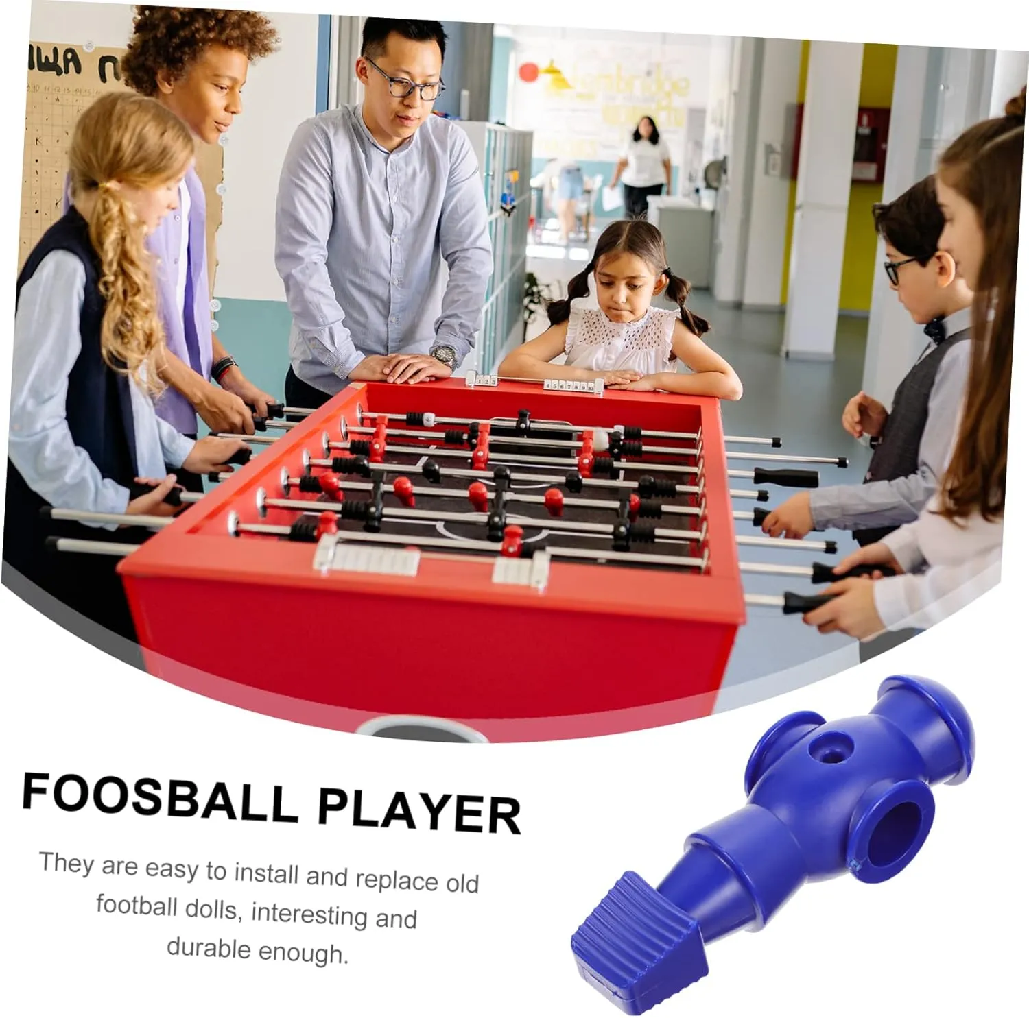 Football Foosball approval Table Cover Football Athletes Didiseaon 4pcs Poker Player Foosball Table Doll Replacement Table 