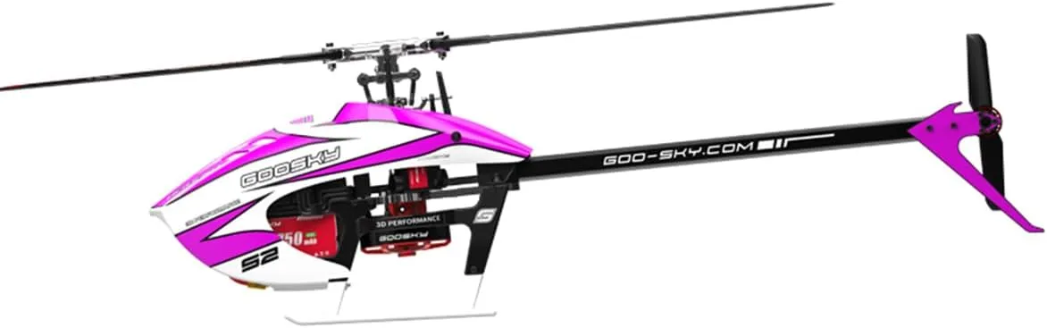 for Adults, 2.4G 6CH Dual Brushless Direct Drive Remote Control Helicopter exaggerate corner Model, Mode1 Left-Hand Control Stunt RC Aircraft Toy Gift -RTF GS Legend S2 MAX RC Helicopter 