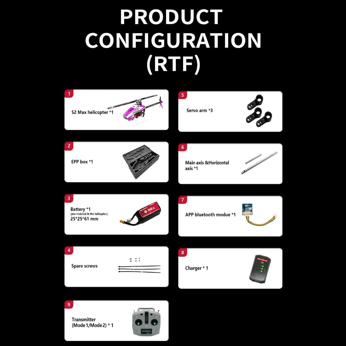 for Adults, 2.4G 6CH Dual Brushless Direct Drive Remote Control Helicopter exaggerate corner Model, Mode1 Left-Hand Control Stunt RC Aircraft Toy Gift -RTF GS Legend S2 MAX RC Helicopter 