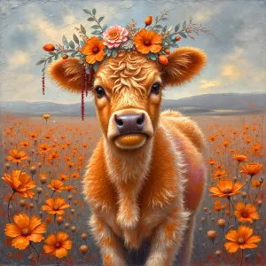 for Adults, Family Interactive Game, DIY Brain Challenge, Scratch-Resistant, Rectangle Shape, Educational Toy Floral Puzzle 1000pcs Jigsaw Puzzles - monumental spiny Wildflower Yak Scene, Large Paper Puzzle 