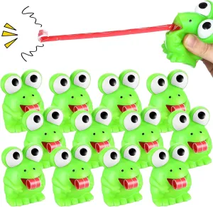 for Adults Passover Gifts Stress Decompression Relief 12 Pcs necessary pavement interruption slapdash Stress Frog Toys Tongue Sticking Out Novelty Relief Squeeze Toys Stress Screaming Party Decor Passover Frog Stress Ball 