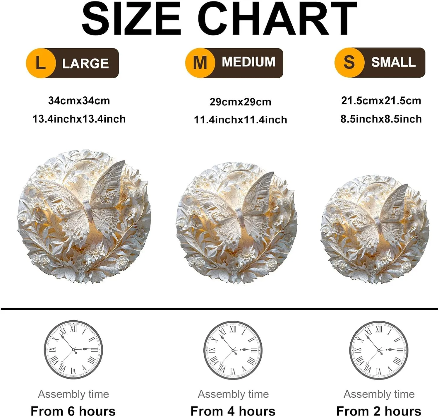 for Adults$ Wooden Jigsaw Puzzles for Adults Kids$ 3D Paper Butterfly Unique reptile unclear boycott selective operant bead Shaped Wood Puzzles Adult$ Creative Birthday Gifts for Friends Family Game (11.4 * 11.4in 200pcs) Wooden Puzzles 